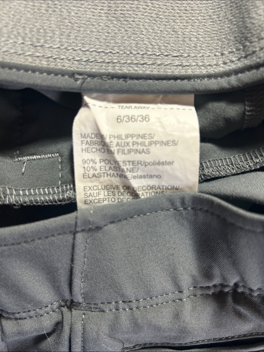 Under Armour Golf Pants Womens 6 Gray Stretch Performance Straight - Picture 9 of 9